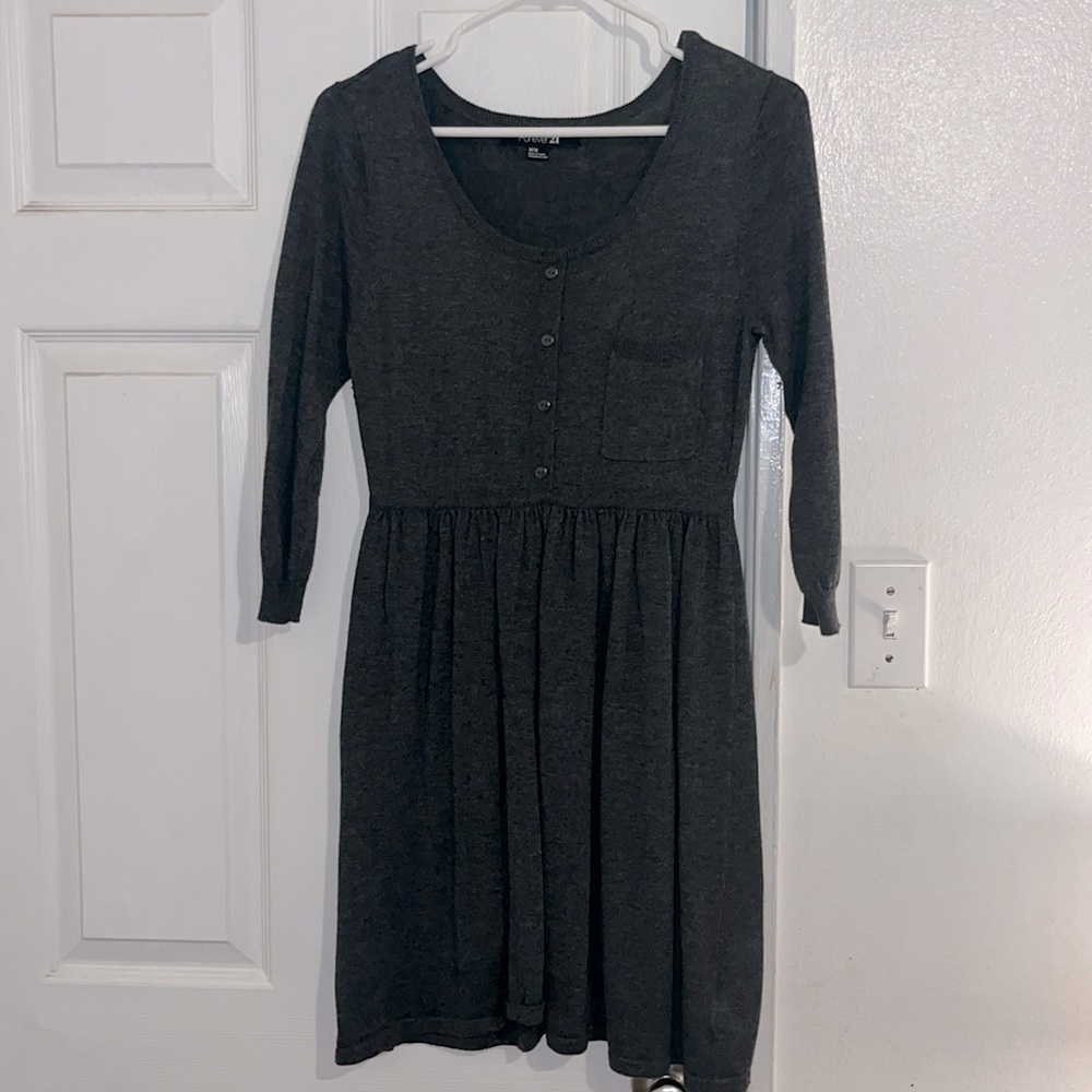 Sweater dress.